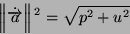 \begin{displaymath}
\dot{\overrightarrow{a}}=\left(\frac{-c}{\left(1+ct\right)ÃÂ²...
...1+ct\right)ÃÂ²}\sin gt+\frac{g}{\left(1+ct\right)}\cos gt\right)\end{displaymath}