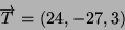 \begin{displaymath}
\left\Vert \dot{\overrightarrow{a}}\right\Vert _{t=3s}\approx0.715\end{displaymath}