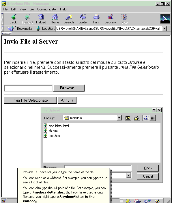 home page